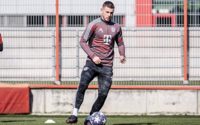 Lucas Hernández trainiert erstmals wieder mit dem Ball